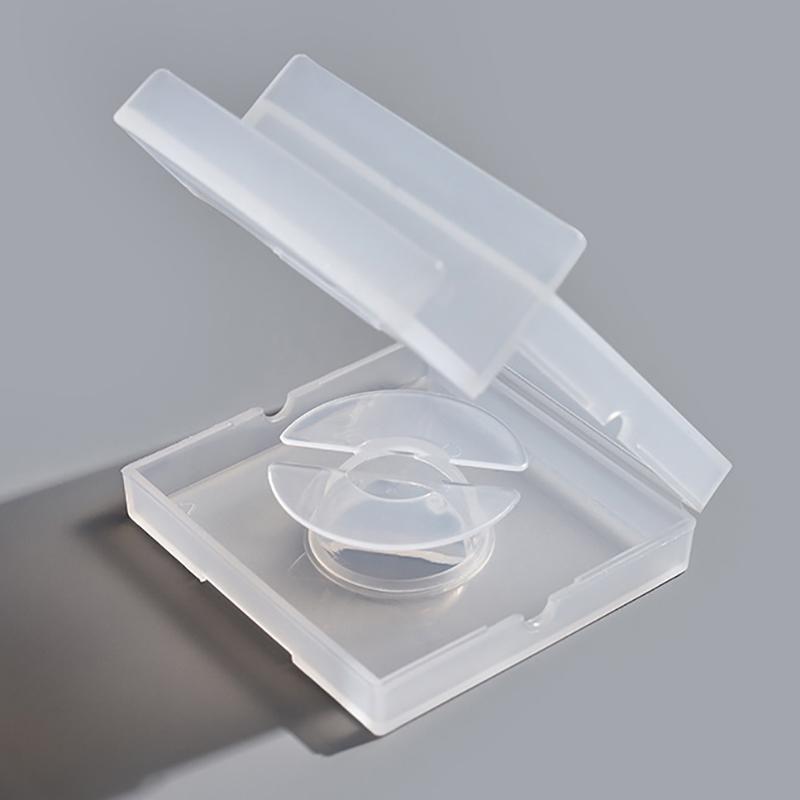 1Pc Portable Transparent Power Cord Organizer Data Cable Storage Box Usb Cable Winding Device Data Cable Storage Protector