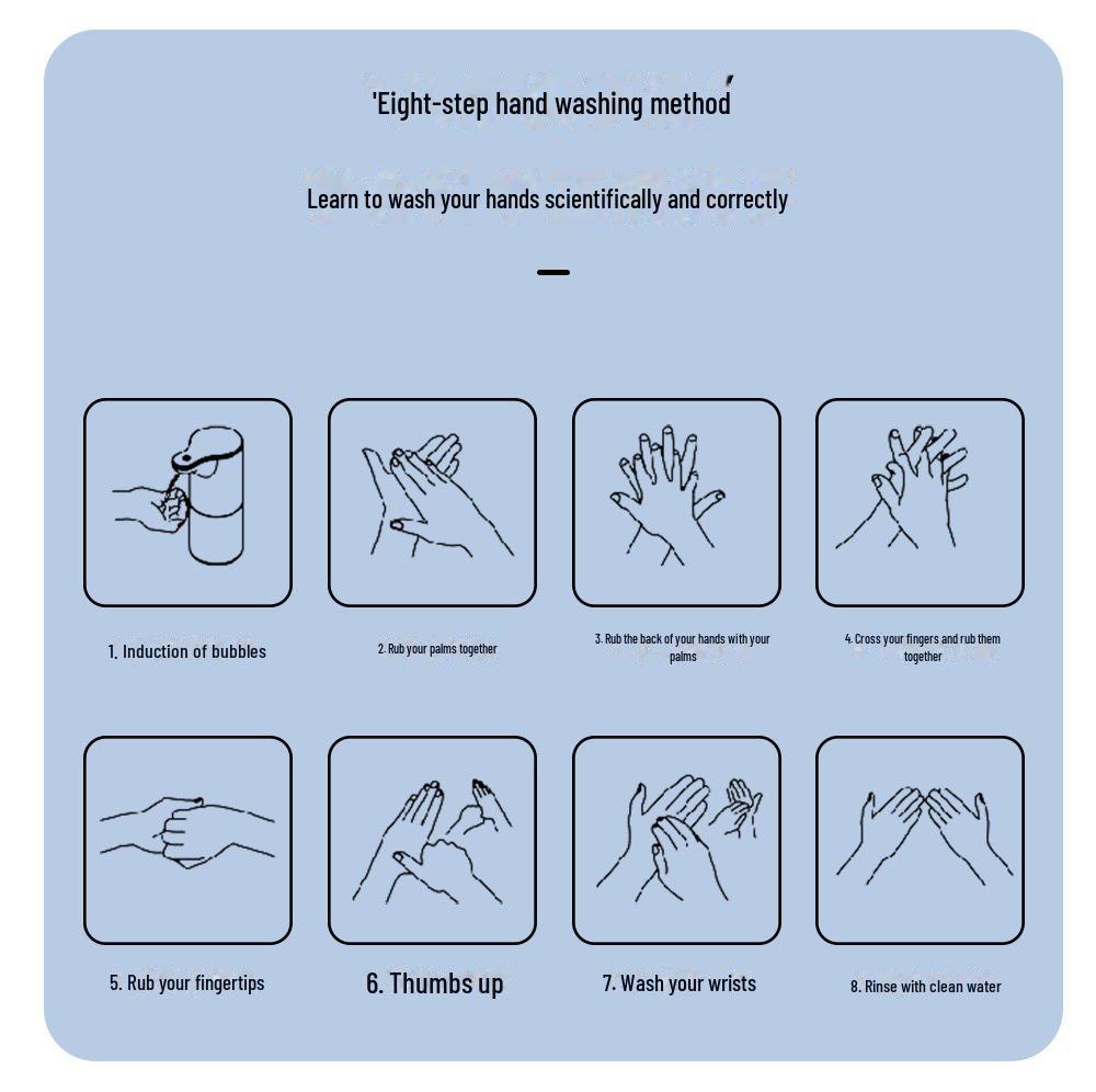 Akıllı Otomatik İndüksiyonlu Köpük Sabun & Dezenfektan Dispenseri