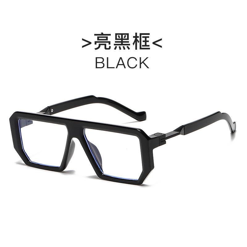 New Retro Square Sunglasses Women Fashion High Quality Black Eyewear Shades UV400 Men Trending Punk Clear Gradient Sun Glasses