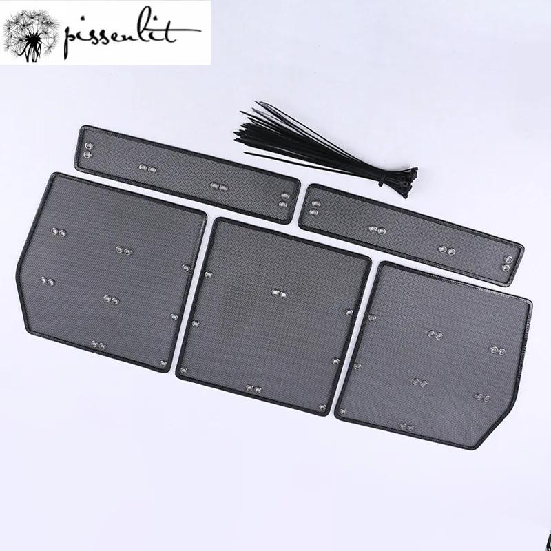 

Сетка для защиты от насекомых из нержавеющей стали для Toyota Land Cruiser Prado 150 2010 2011 2012 2013 Передняя решетка сетка крышка чёрный