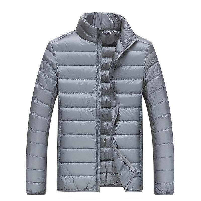 

Men s 2025 Lightweight Short Down Jacket, Stand Collar, White Goose Down Liner, Cold Protection, Winter Warmth Sports Wear M