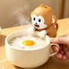 USB Rechargeable Food Cooling Fan Air-Blowing Attachmen Mini Clip on Fan  Office Use