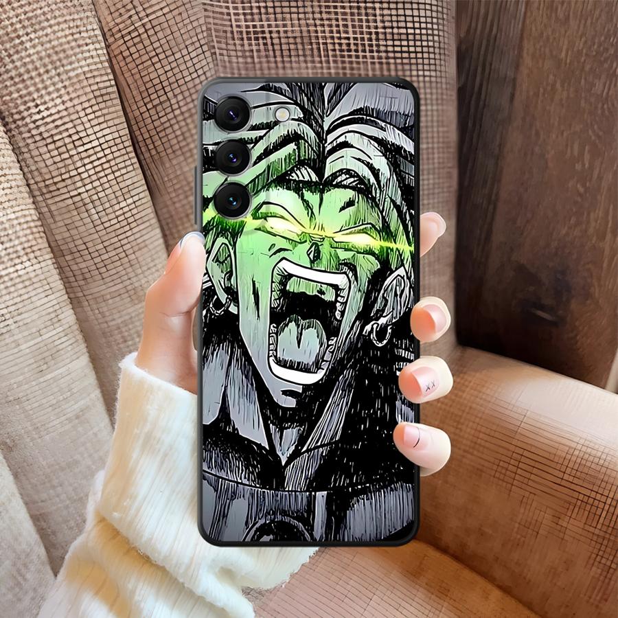 Case for Samsung Galaxy A25 A71 A24 A55 A32 A22 A52 A23 A53 A36 A41 A51 A73 A26 A72 A35 Black Soft Phone Cover Anime D-Dragon