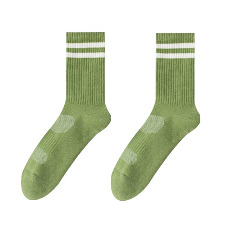 Female Autumn Professional Running Jump Rope Boneless Towel Bottom Sports Long Socks