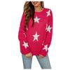 WomenCasual Print Pullover Round Neck Long Sleeve Sweater Top