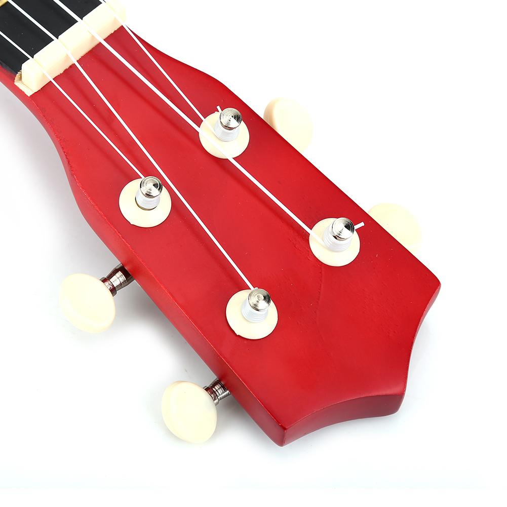 21inch Fashionable Ukulele Music Instrument Toy Gift for Beginner Student Children(Wood Color)