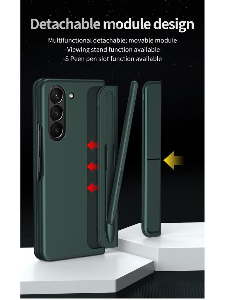 Samsung Z Fold Series Multi-Gen Phone Case: 2-in-1 Stand & Pen Slot with Anti-Drop Protection