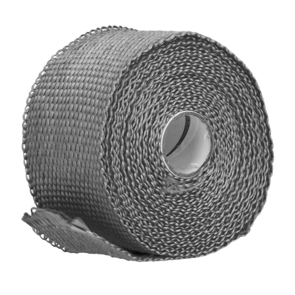 5m Exhaust Heat Wrap Insulation Tape Glass Fiber with Alloy Steel Tie for Car Motorcycle