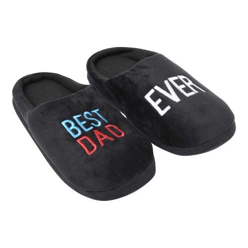 Keanu Men's Best Dad Ever Slip-on Mule Slippers