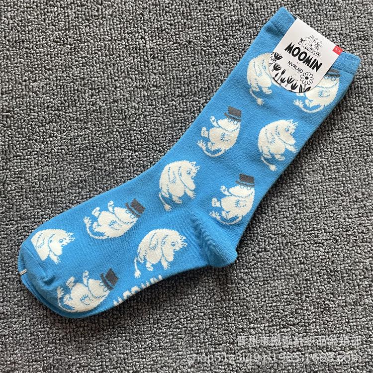

Модные хлопковые носки до середины икры с мультяшными Муми-троллями - Стиль на четыре сезона One Size (36-40)