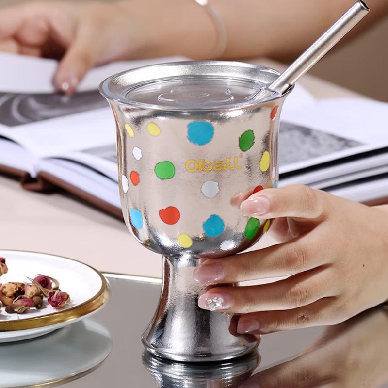 

Oball Goddess Sweetheart Titanium Straw Cup 300ml