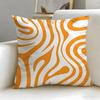 Zebra Pattern Cushion Cover Soft & Easy-Wash Pillow Case – Versatile For Couch, Bed, Travel And Office