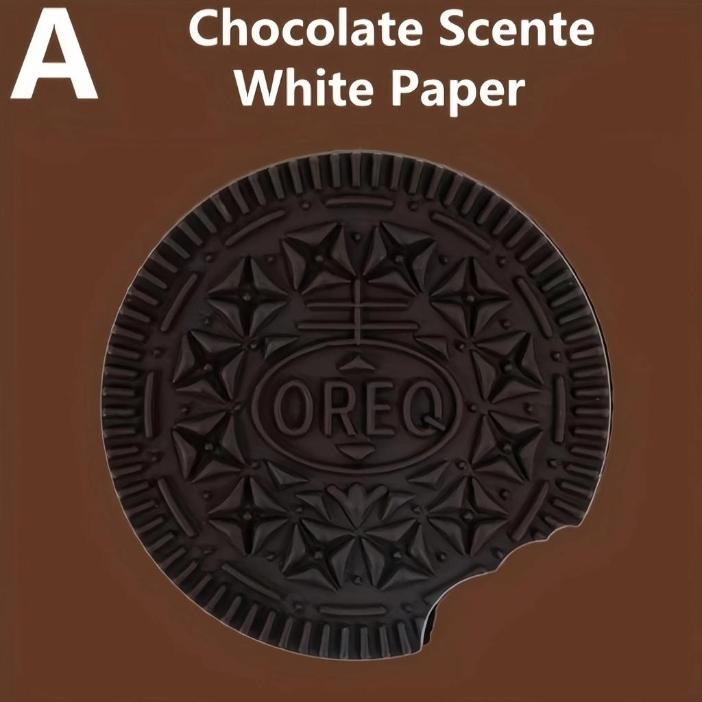 80 Pages/Set Oreo Notepad Simulation Chocolate Cookie Pocket Notepad Portable Notebook Students Stationery Gifts School Supplies