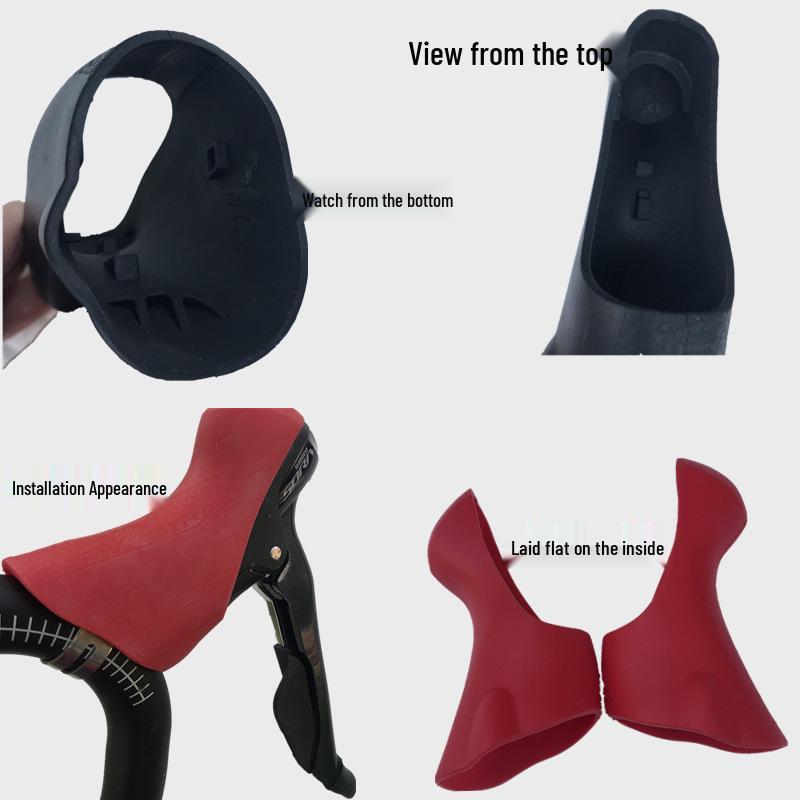 R2000 SORA3000 Silicone Anti-slip Shift Lever Covers for SHIMANO Road Bike Shifters