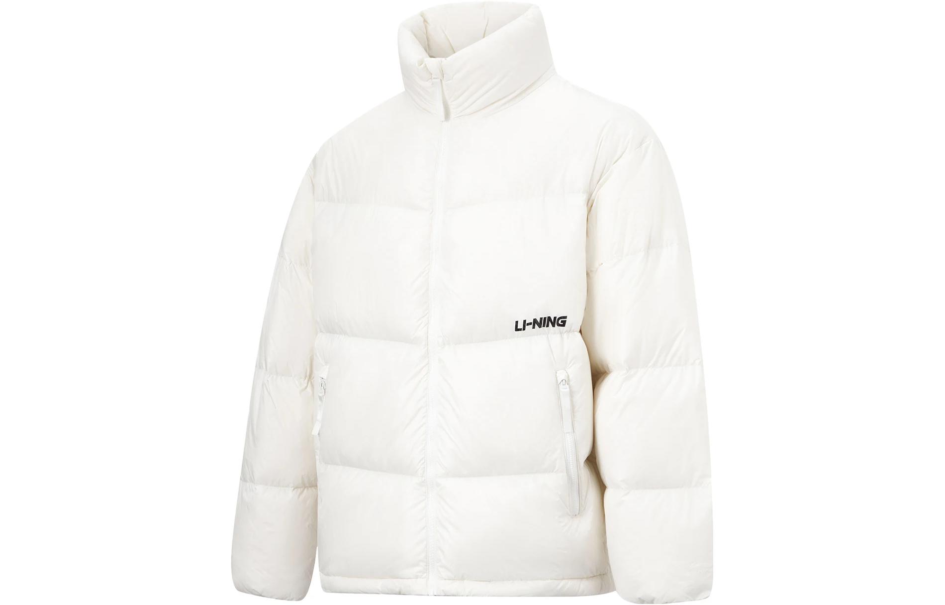 Li Ning Hot Pots Down Collection Down Jacket Unisex Ivory AYMT349-2 L