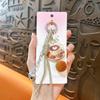 Ins Style Embossed Acrylic Coffee Keychain Pendant Accessories