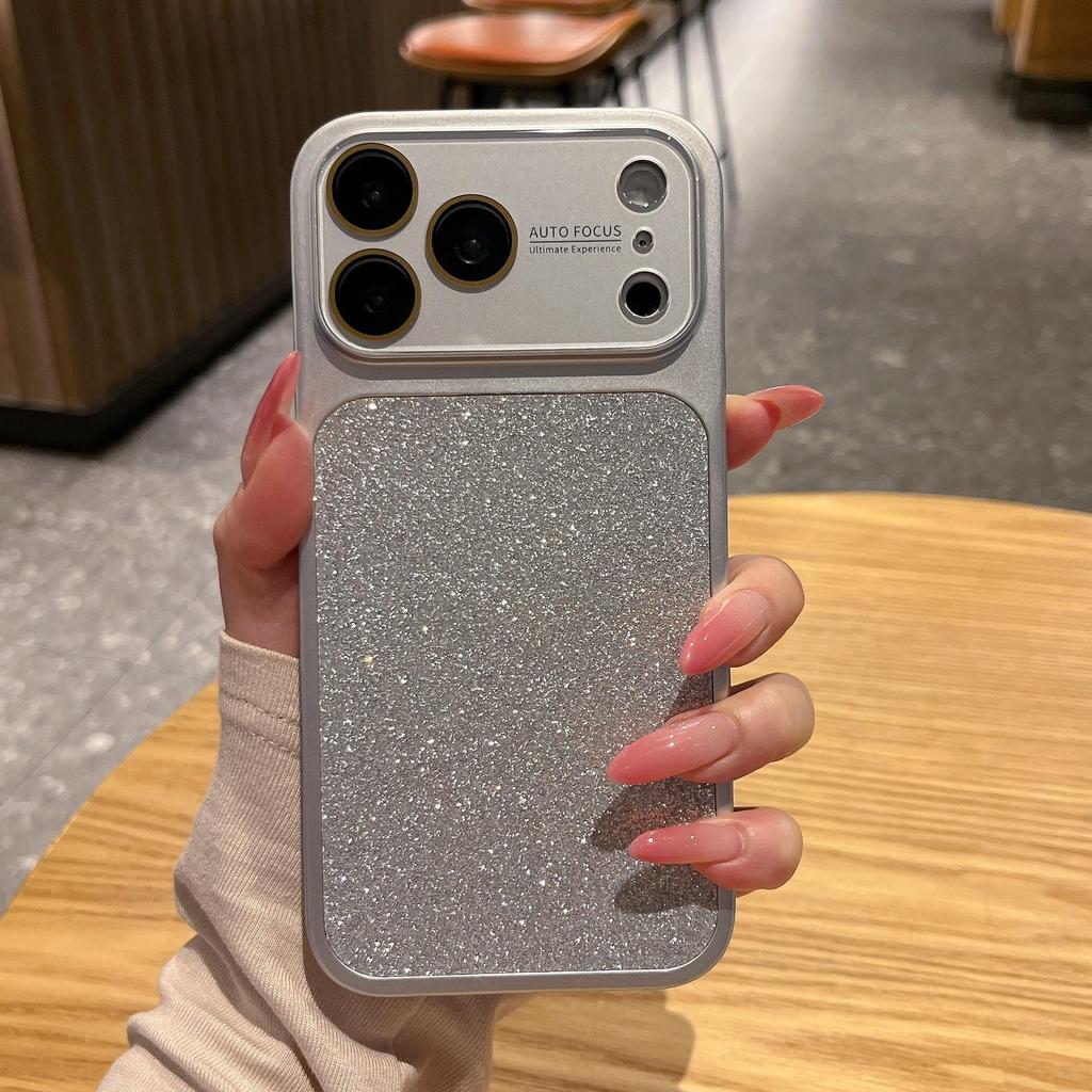 Korean Glitter iPhone 17 Pro Max Case: Full Coverage & Large Window