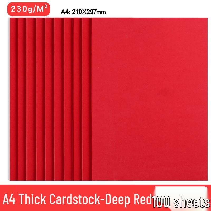 A4 Black & White Thickened Cardstock for Student & Kinder Crafts, 8K/4K/A3 Drawing Paper