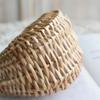 Flower Basket Attractive Appearance Easy Carrying Durable Rattan Flower Basket for Wedding