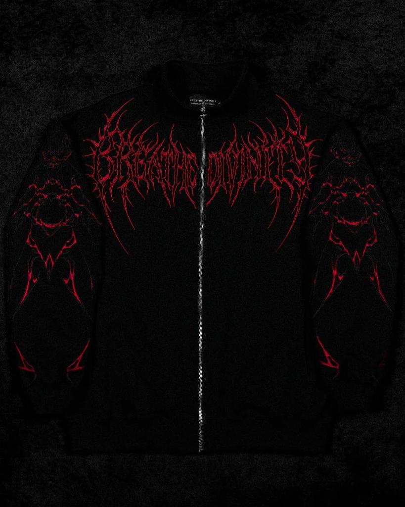 Breathedivinity Men's Trendy Sports Long Sleeve Velvet Hoodie Jacket