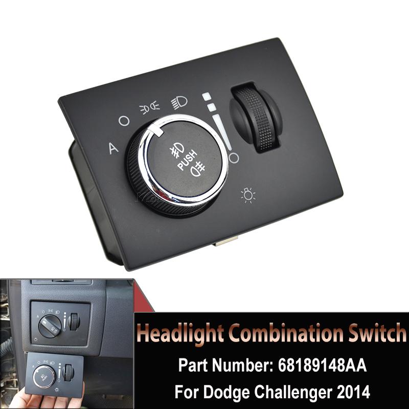 Car Headlight Head Fog Lamp Light Control Switch For Chrysler 300C 2006 2007 For Jeep Grand Cherokee 2014 2015 68189148AA