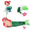 Adorable Ariel Mermaid Plush Pen Pouch For Kids, Soft And Comfortable Fabric, Perfect Storage For Pens, Coins And Small Items
