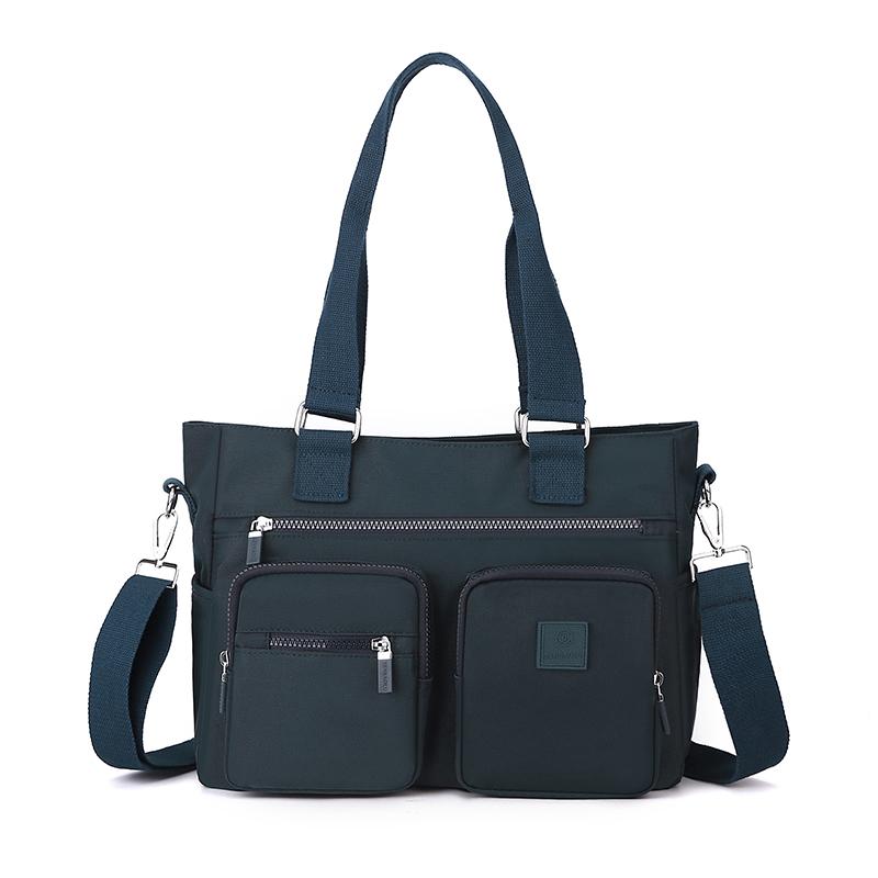 Skulderveske Dame Nylon Crossbody Bag Stor kapasitet Mors veske