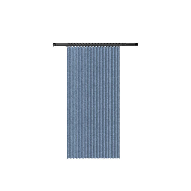 Foldable Shower Curtain with Hooks Bathroom Partition Waterproof Non-woven Fabric Dry And Wet Separation Shower Curtain