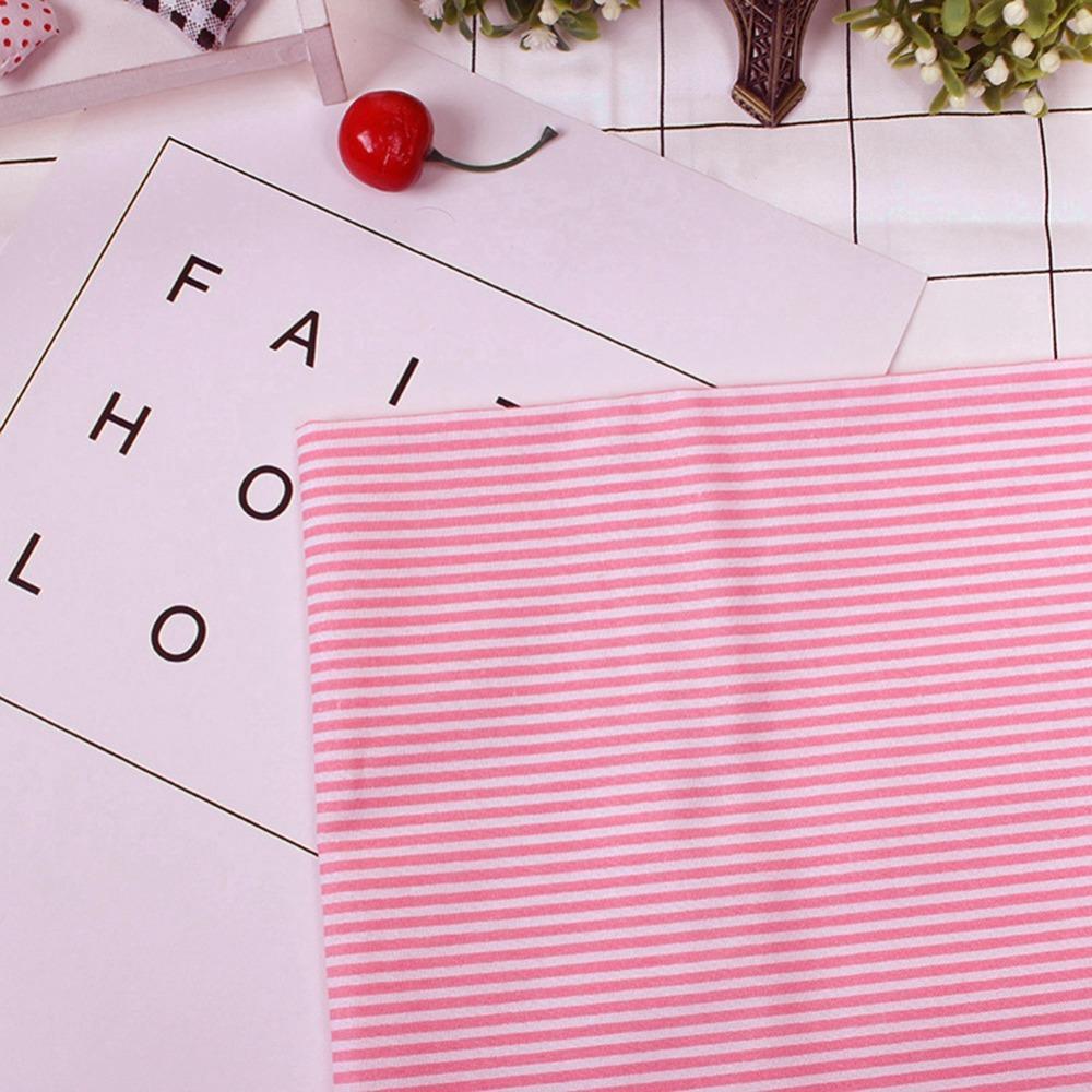 7Pcs Cotton 7 Styles Pink Floral Precut Cotton Squares Dorm Decorative Bedding Making