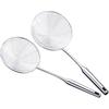 Powerful Colander Perfect Frying Utensil Professional Skimmer Solid Spider Strainer Skimmer Ladle with Handle Stainless Steel Kitchen Tool Fine mesh