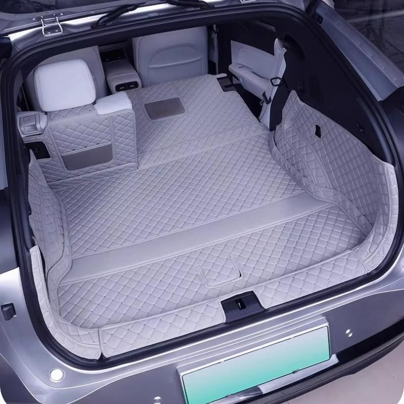 For Xpeng G6 2026 2025 2024 Car Boot Mat Rear Trunk Liner Cargo Protection Leather Trunk Mat Interior Modification Accessories