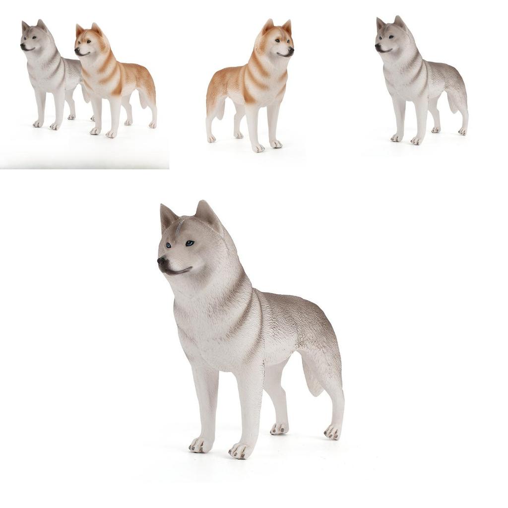 Husky Dog Handcrafted Pvc Figurine For Office Desk Decor And Gift Ideas
