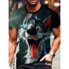 Horse pattern men's short sleeved T-shirt