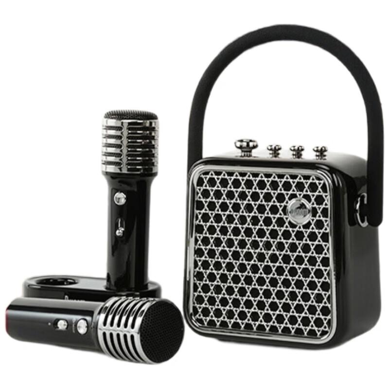 Divoom Spark-Pop Home KTV Bluetooth Speaker with Dual Microphones CN plug (adapter included)