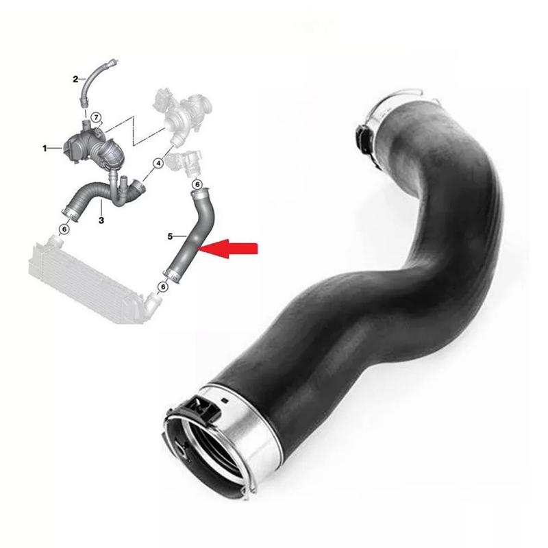Precise 11618513851 Car Turbocharge Intercooler Hose For BMW 1 2 3 4 Series X3 F20 F21 F22 F31 F25 Charge Air Intake Hose