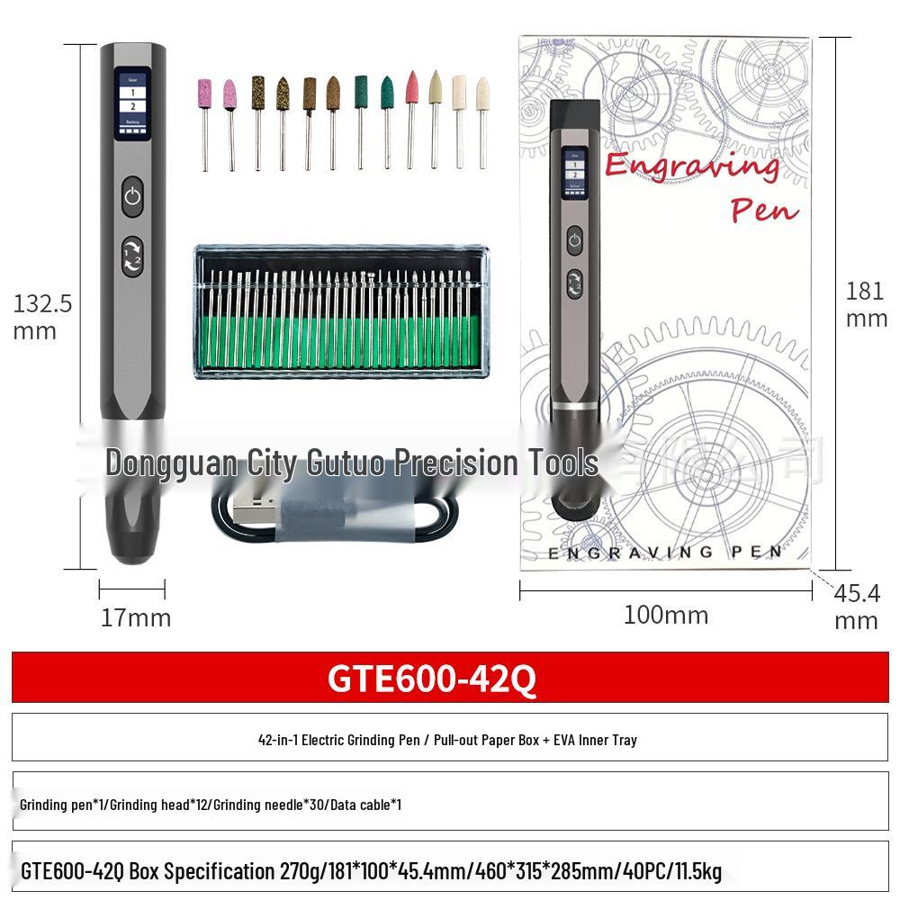 Mini Electric Grinding Pen for Nail & Jade Carving and Polishing