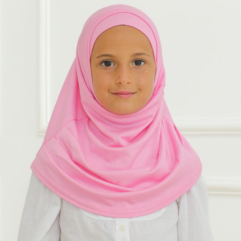 Easy To Wear Hijab For Girls, Muslim Scarf for Kids, Instant Hijabs For Women, Viscose Children Scarves For Ramadan Eid