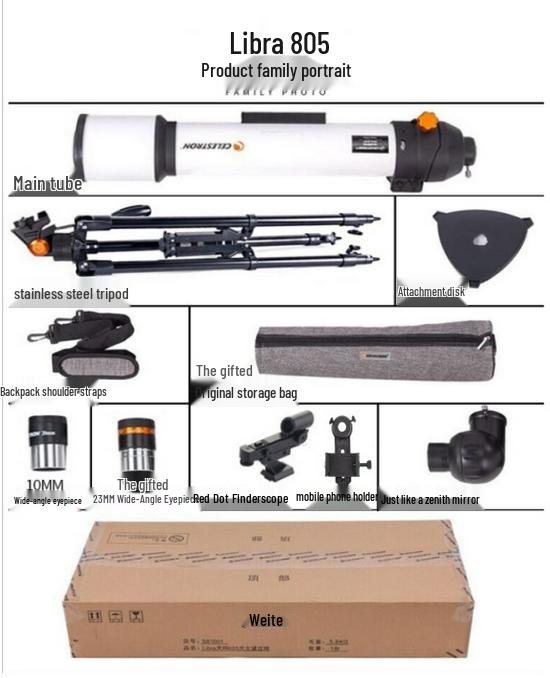 Celestron Star-Trek 705 Kids Professional HD Astronomical Telescope with Toy Eyepiece