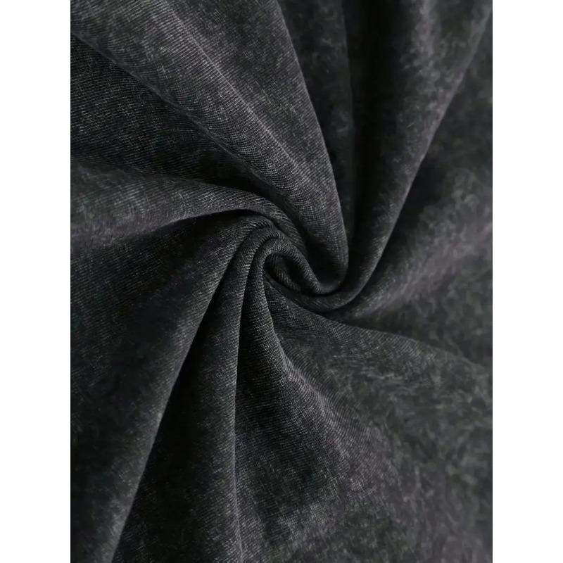 Men's Washed Distressed Cotton Short-sleeved T-shirt Retro Loose Fit | High Street Cool Trendy Men | Comfortable and Skin-friendly | Breathable