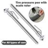 1-3Pcs Stainless Steel Pen Shaped Car Vehicle Tire Air Pressure Test Meter Gauge Universal Car Tire Pressure Gauge Barometer