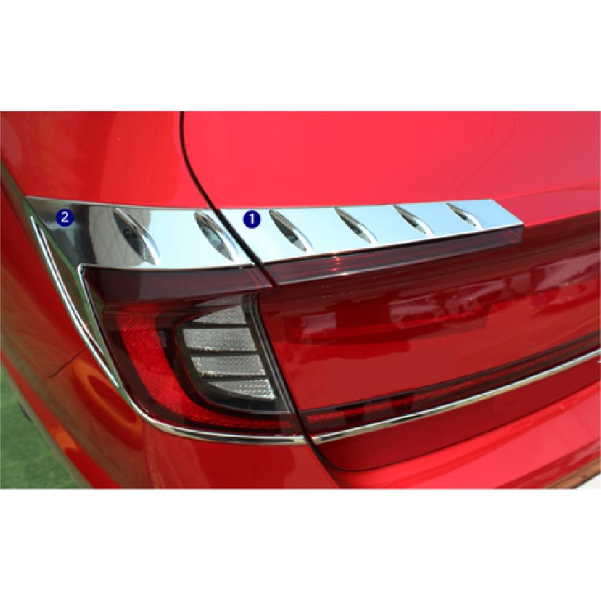 Chrome Rear Light Taillight Frame Cover Trim For - Hyundai Sonata 4pcs