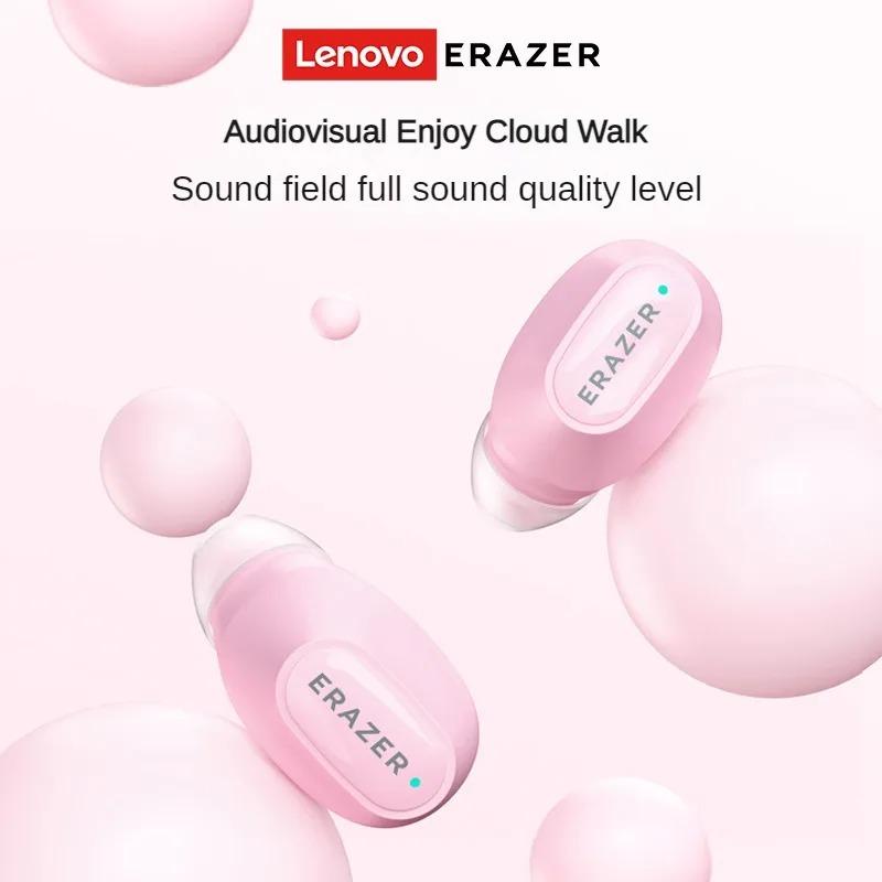 Lenovo ERAZER XT62Pro bluetooth headset 5.3 trådløse hodetelefoner lav latens mini high fidelity sportsheadset med mikrofon