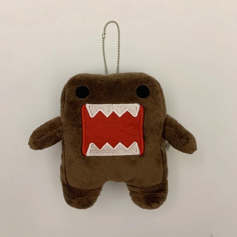 Cute Domo-Kun Domo Plush Keychain Pendent,Domo Kun Plush Toy Cute Mascot Keychain Keyring Kawaii Hangings Ornaments