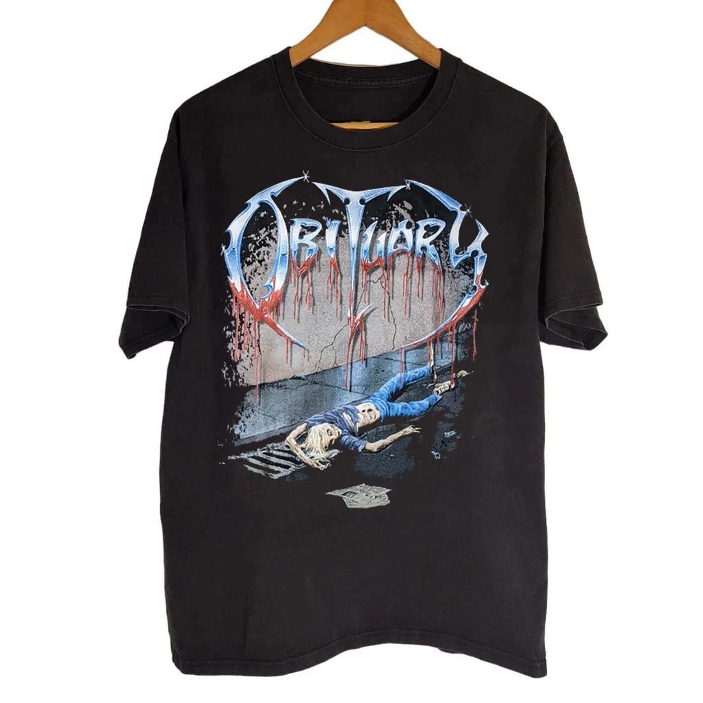 Slowly We Rot - Camiseta Negra para Hombre de la Banda Obituary, Talla S- 5XL
