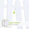 5Pcs Garden Plastic Fence White Picket Decorative Edgings Outdoor Lawn Protective Fence Patio Garden Supplies Landscape