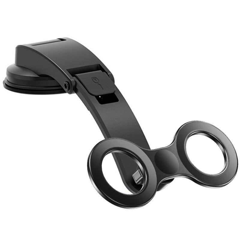 

Dual-Seat Magnetic Car Phone Holder with Vacuum Suction for Center Console and Dashboard