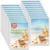 Magnetic Photo Pocket Refrigerator 20 Pack, Hold White 2.5X3.5 Photos, Magnetic Photo Frame for Fridge, Locker, Office Cabinet.