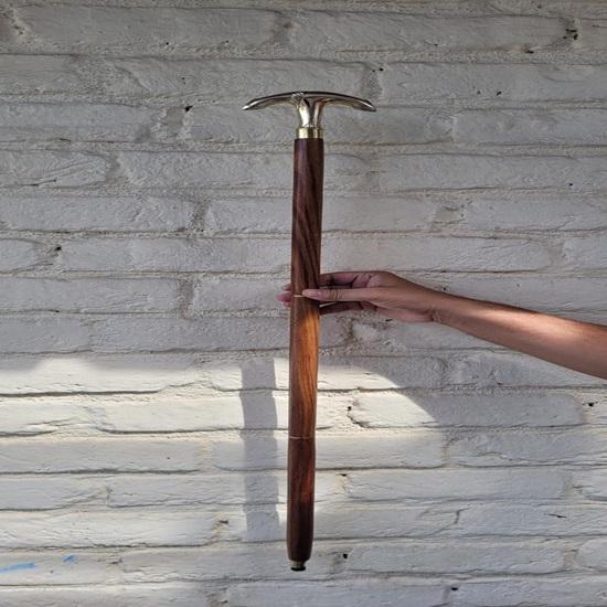 

Brass Anchor Handle Cane Nautical Wooden Walking Stick for Men
