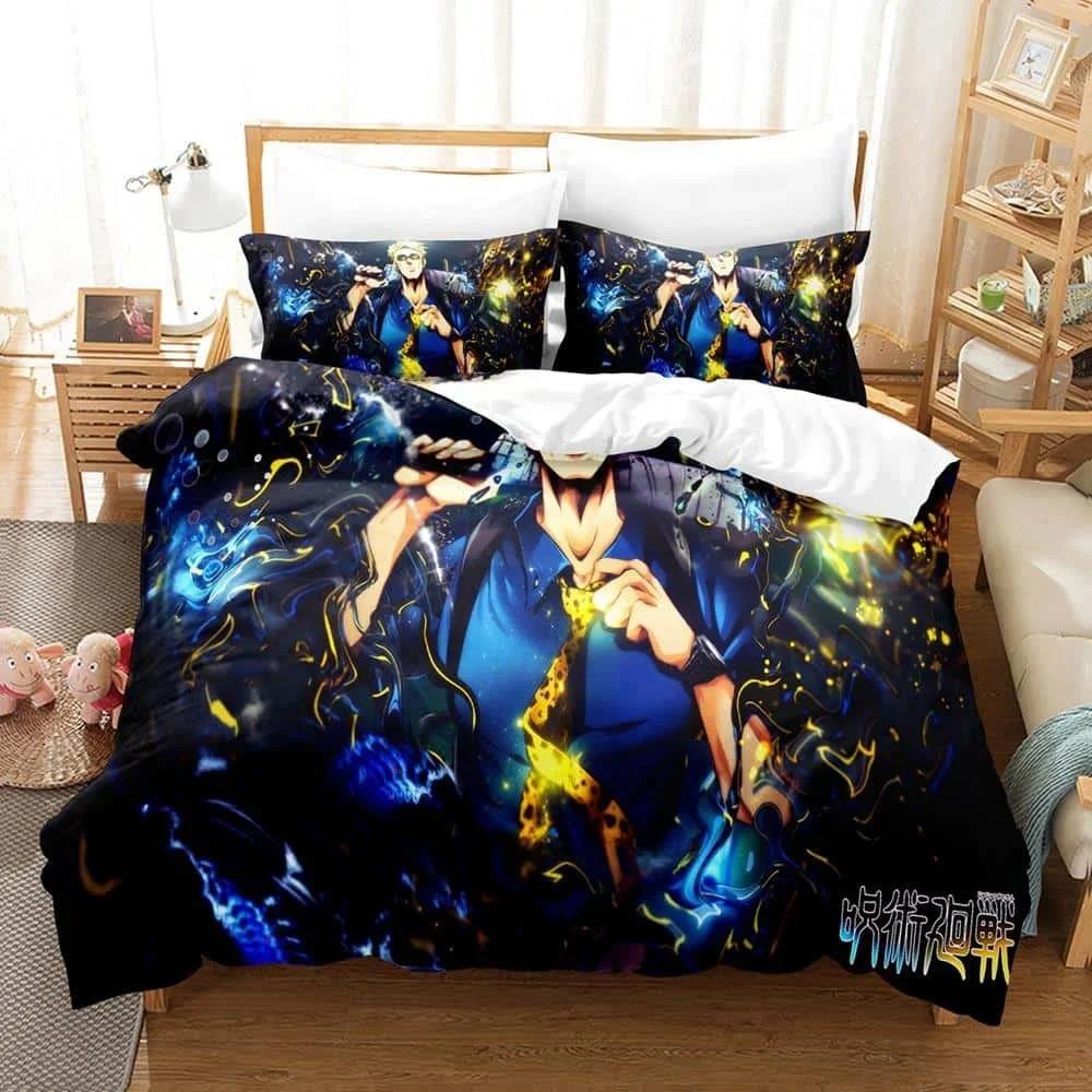 3D Cartoons Jujutsu Kaisen Kento Nanami Bedding Set Single Twin Full Queen King Size Bed Set Adult Kid Bedroom Duvet Cover Sets