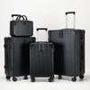 20" ABS Universal Wheel Zipper Suitcase with Combination Lock - 4-Piece Carry-on Set